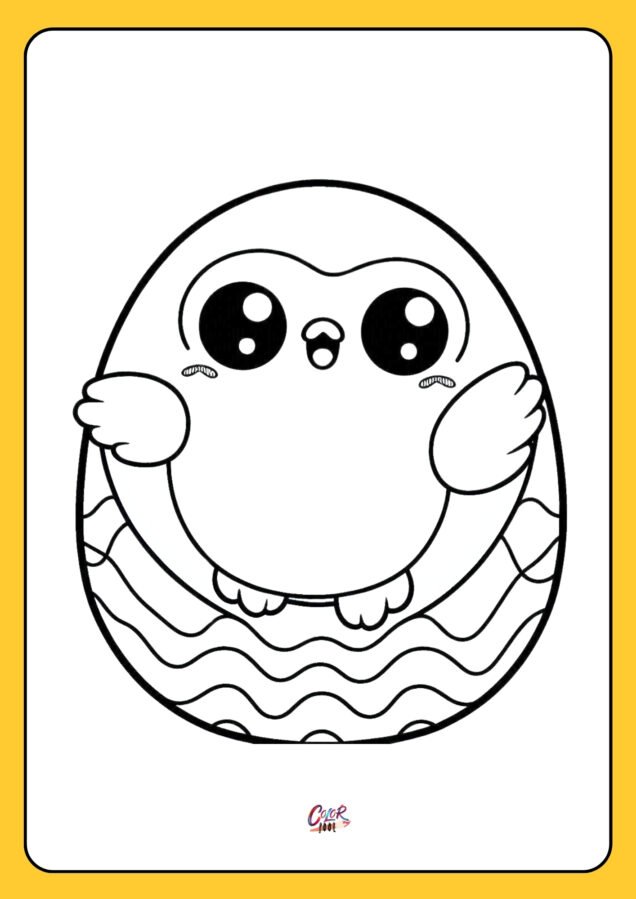 squishmallow coloring sheet​