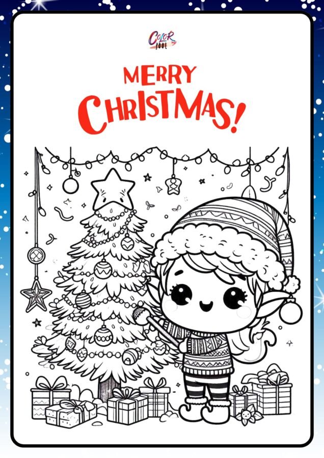 elf on the shelf coloring pictures​