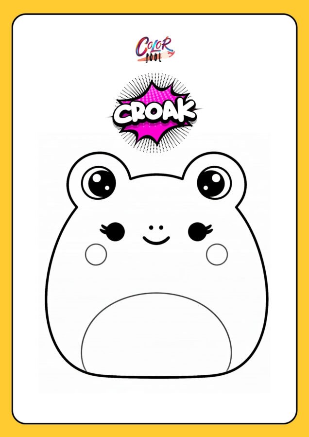 squishmellow coloring pages