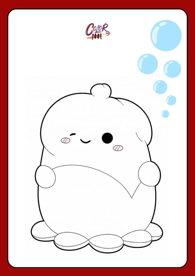 coloring book squishmallows coloring page​