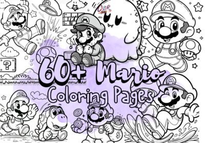 Free Mario Coloring Pages