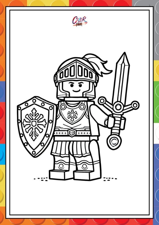 Lego ninjago coloring pages​ for kids

