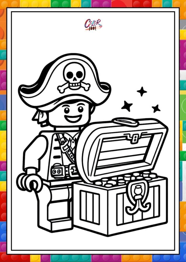 color pages lego pirate.