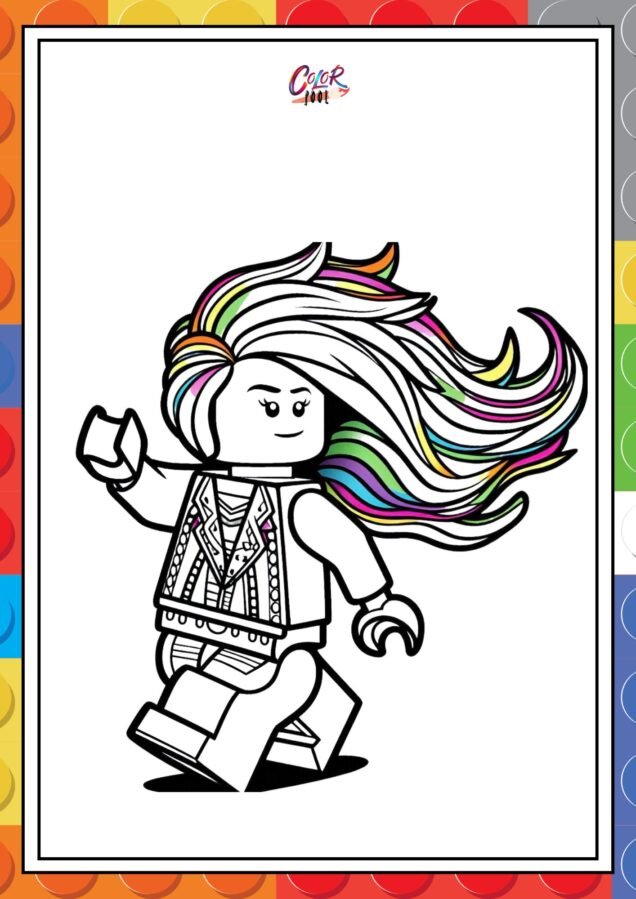 Wyldstyle lego coloring sheets