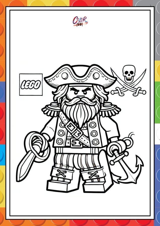 Pirate ninjago coloring sheets​

