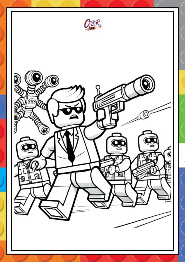 lego star wars coloring sheets with guns in their hands.