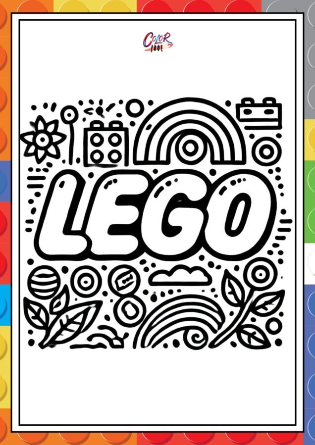 Easy lego logo printable