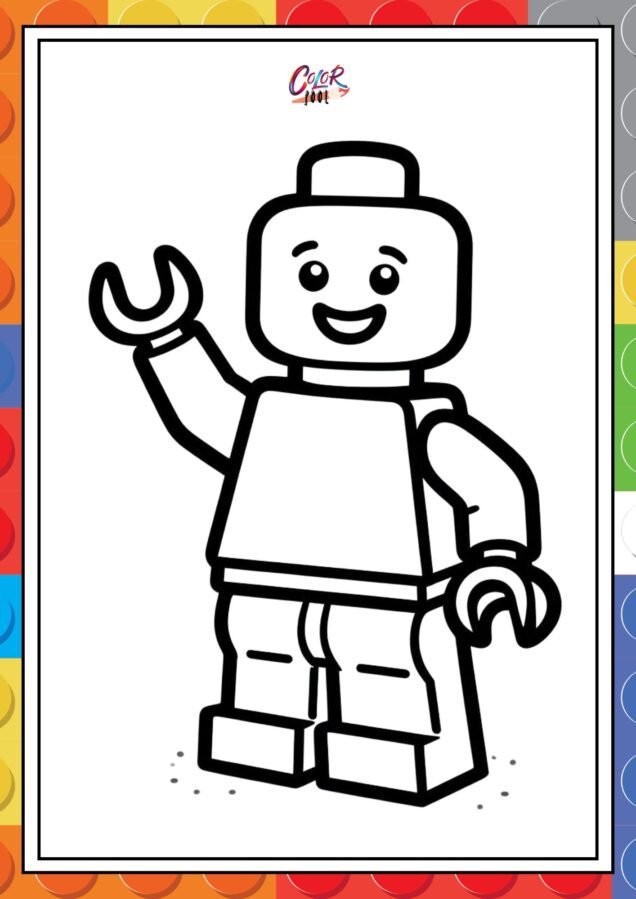 bold outline lego ninjago coloring sheets for kids.