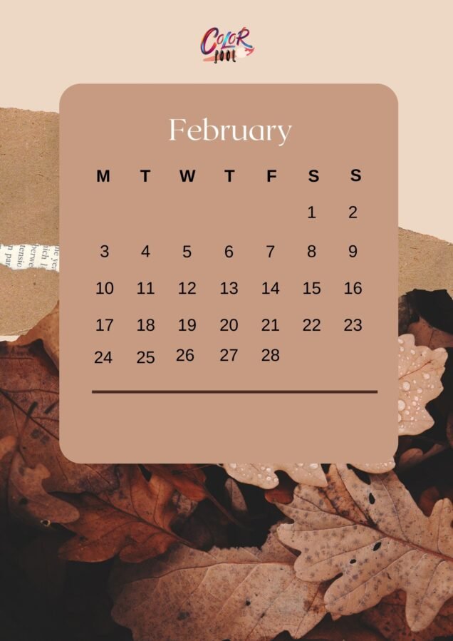 Minimalist February calendar 2025 for easy planning.