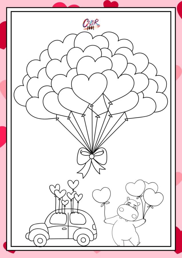 free valentine heart printables​ for kids