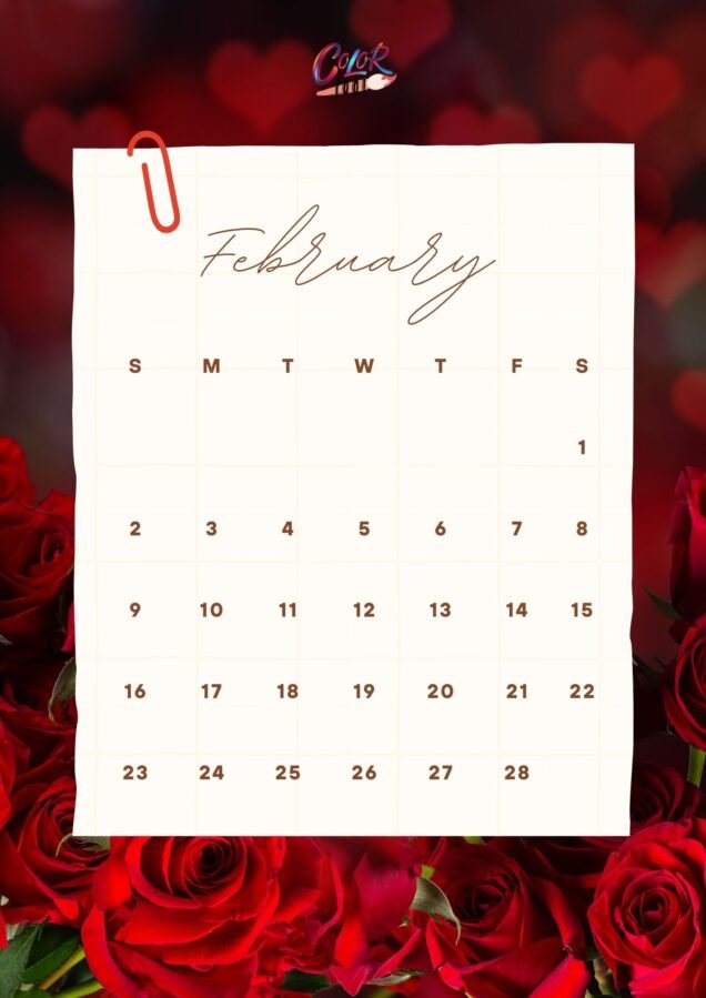 Aesthetic calendar 2025 February with holidays marked.