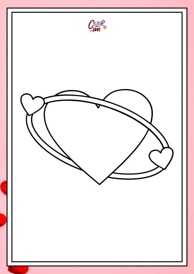 Printable hearts coloring sheets for all ages.