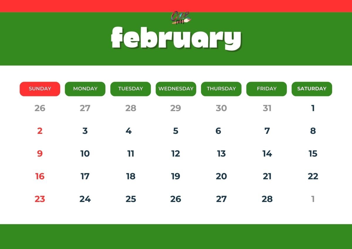 2025 February calendar for organizing work and personal events.