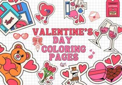 Printables of valentine coloring pages