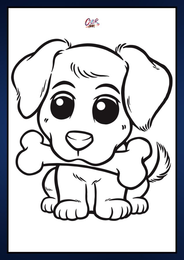Dog pages to color