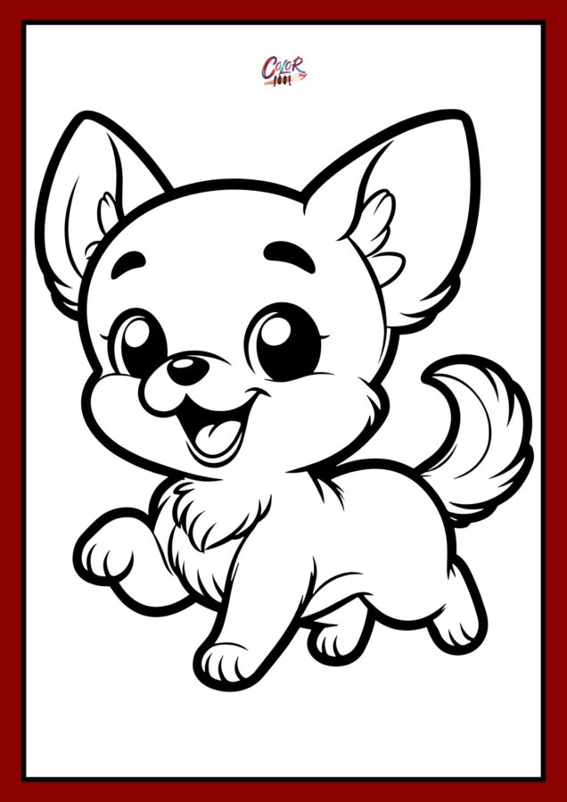 dog pictures coloring pages