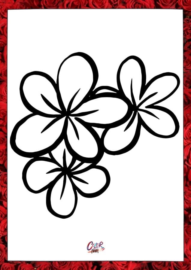 flower coloring pages of tulip