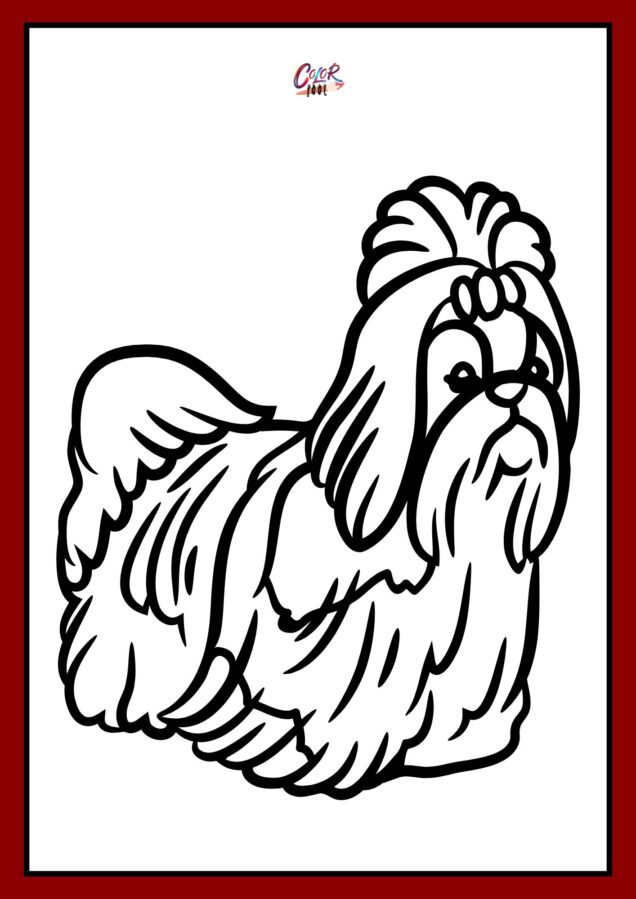 Coloring pages to print dogs