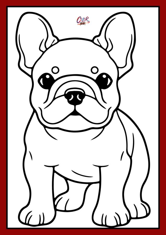 Coloring pages of dogs