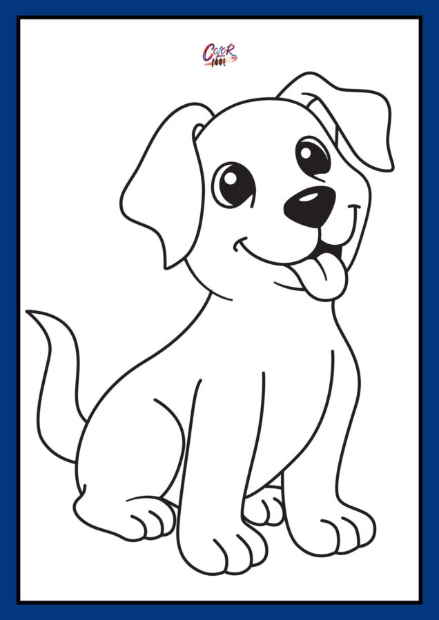 simple coloring pages for kids