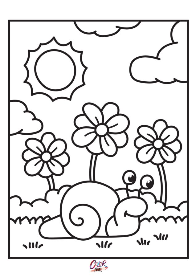 Free flower printable coloring pages for adults and kids