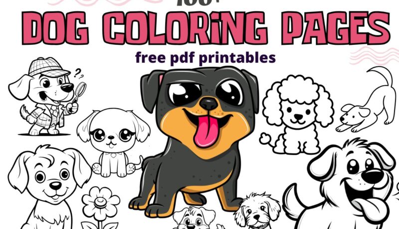 Dog Coloring Pages (100+ Free Pdf Printables) free dog coloring pages for kids