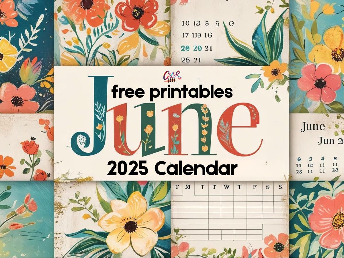 free june 2025 calendar printables