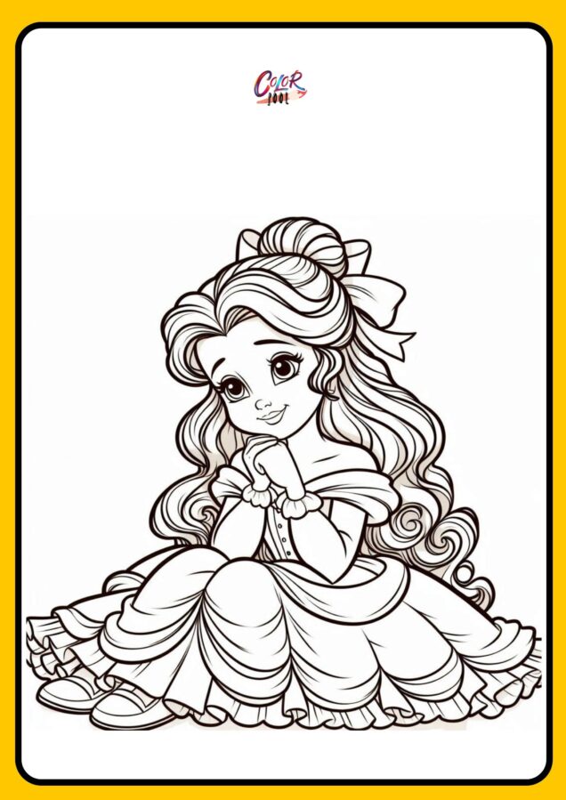 printable coloring pages of tiana the princess