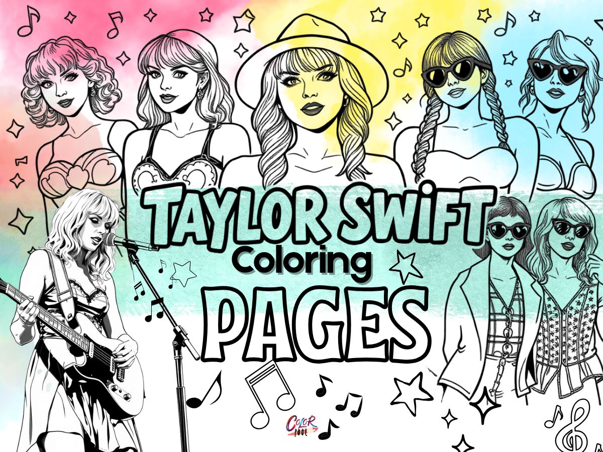 Taylor Swift Coloring Pages